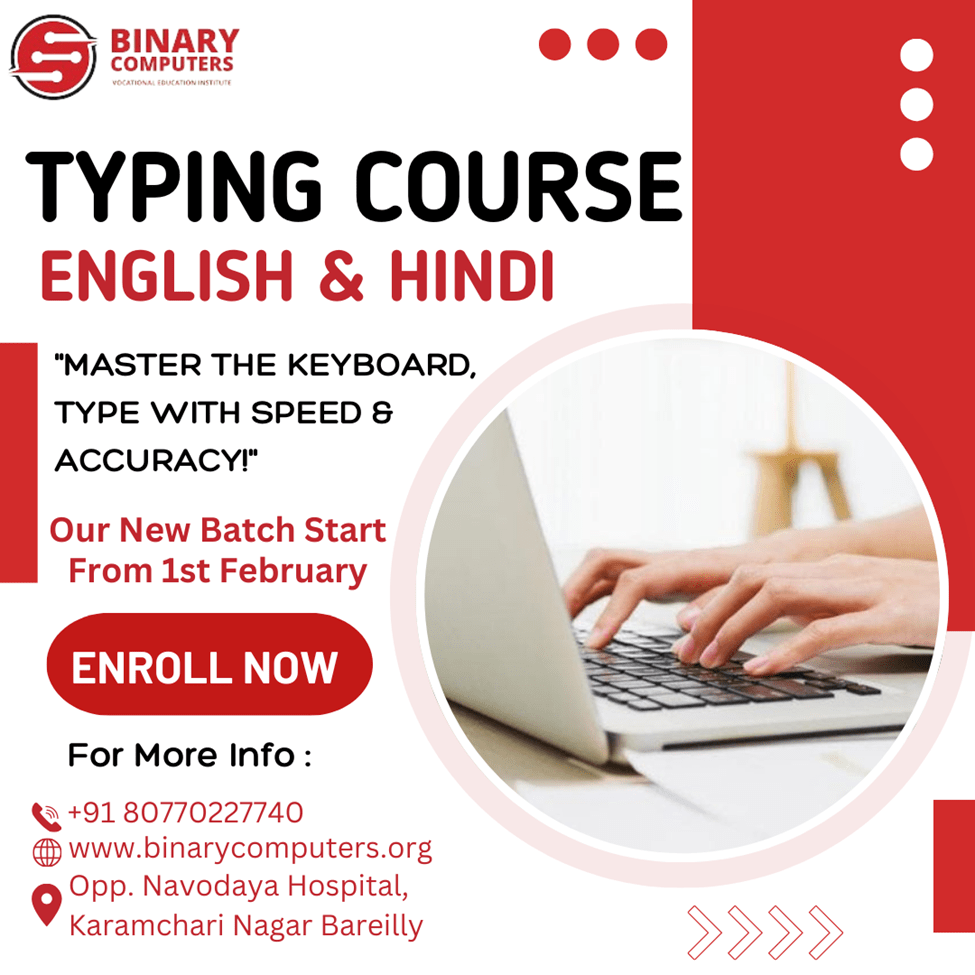 ENGLISH AND HINDI TYPING